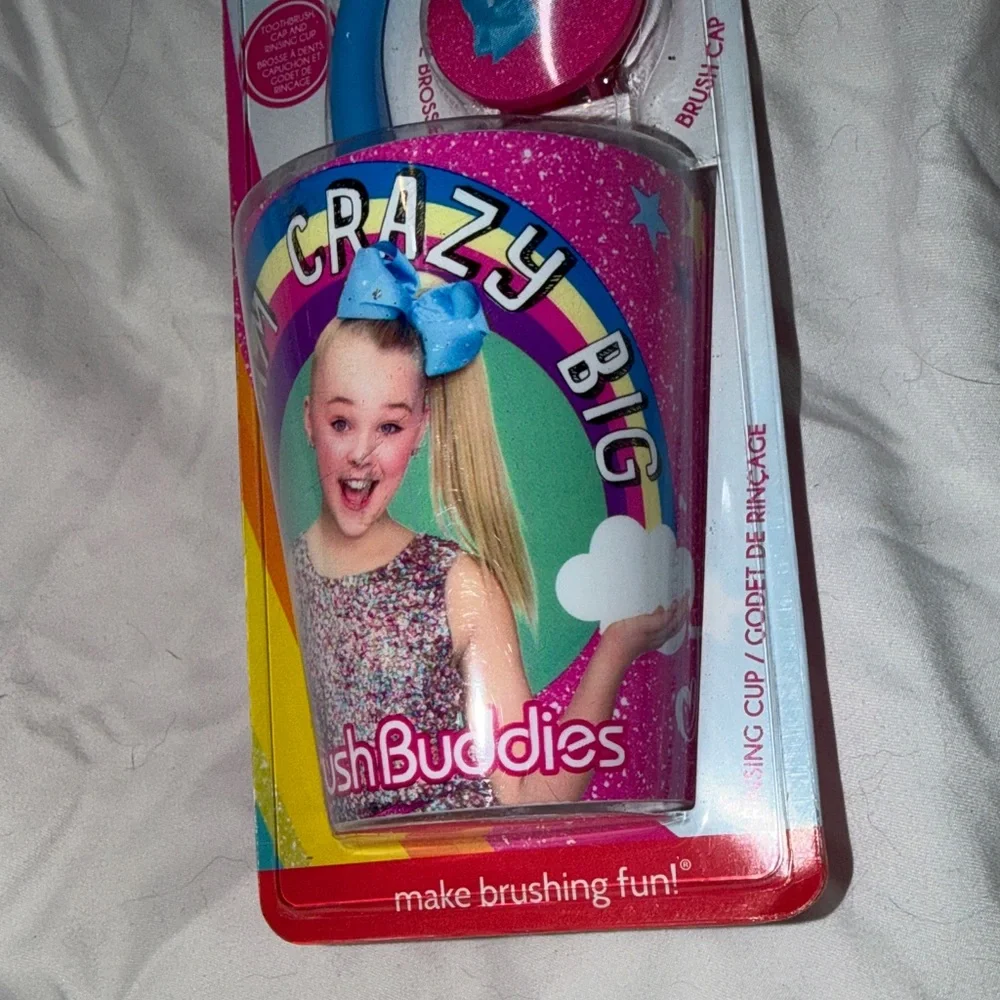JoJo Siwa Blue Toothbrush and Colorful Cup Set‎